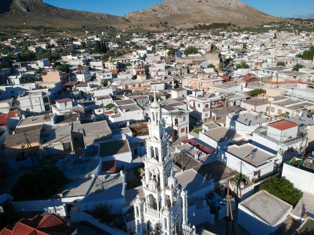 Rhodes Archangelos Traditional Village House In With Private Yard Exterior foto